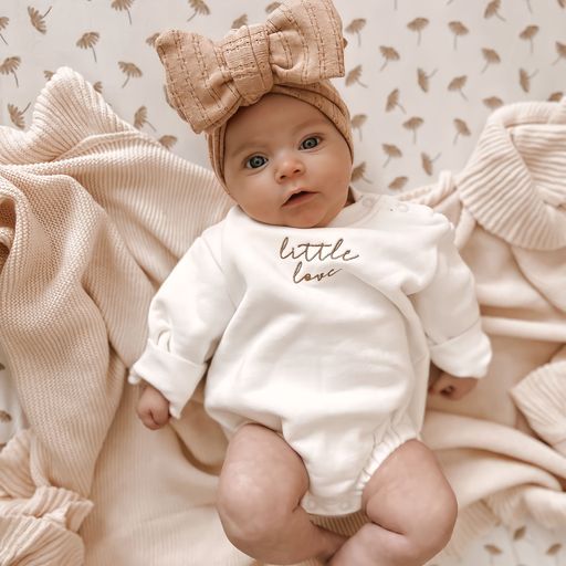 Wide Ribbed Baby Topknot