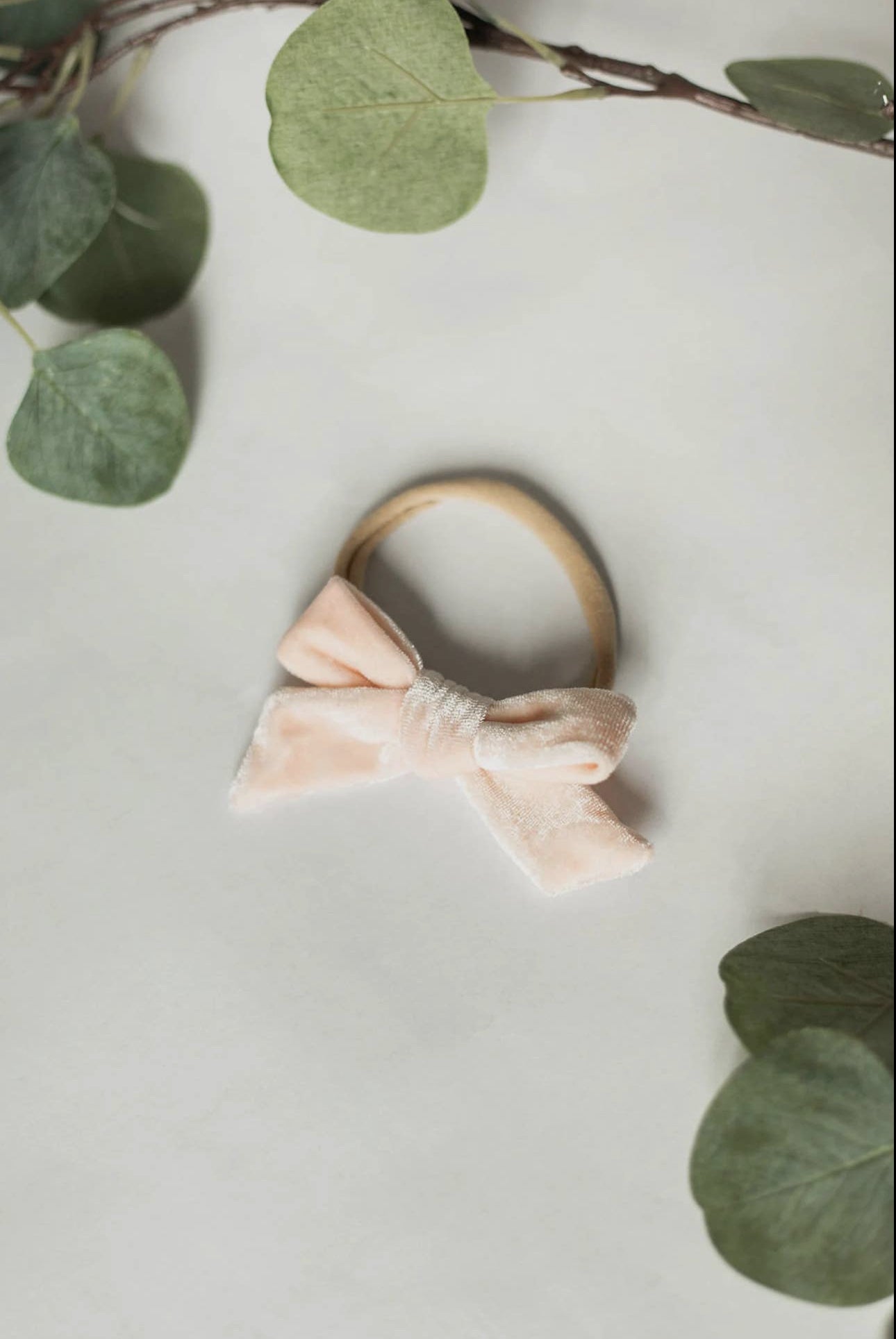 Velvet Baby Bow