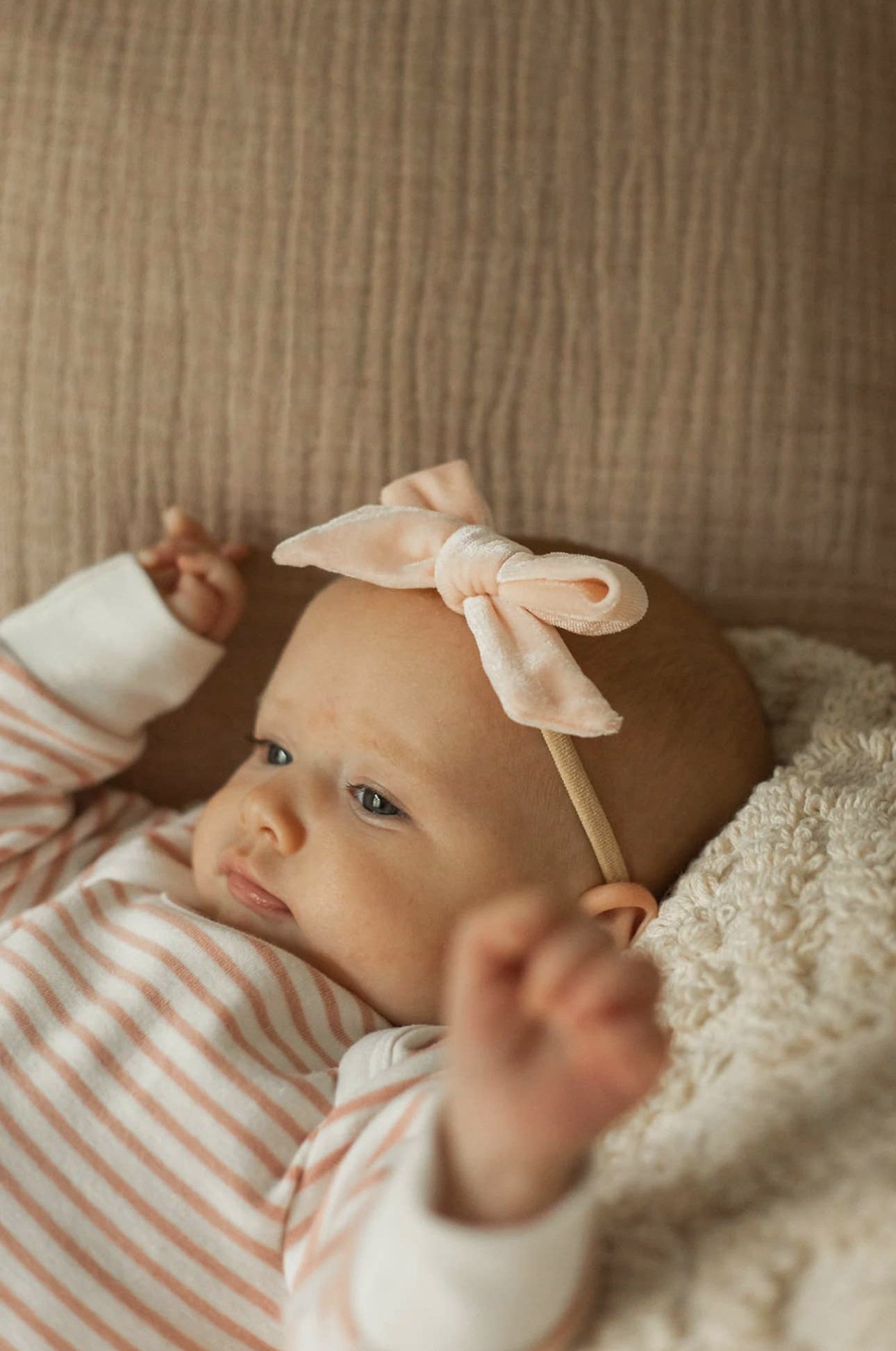 Velvet Baby Bow