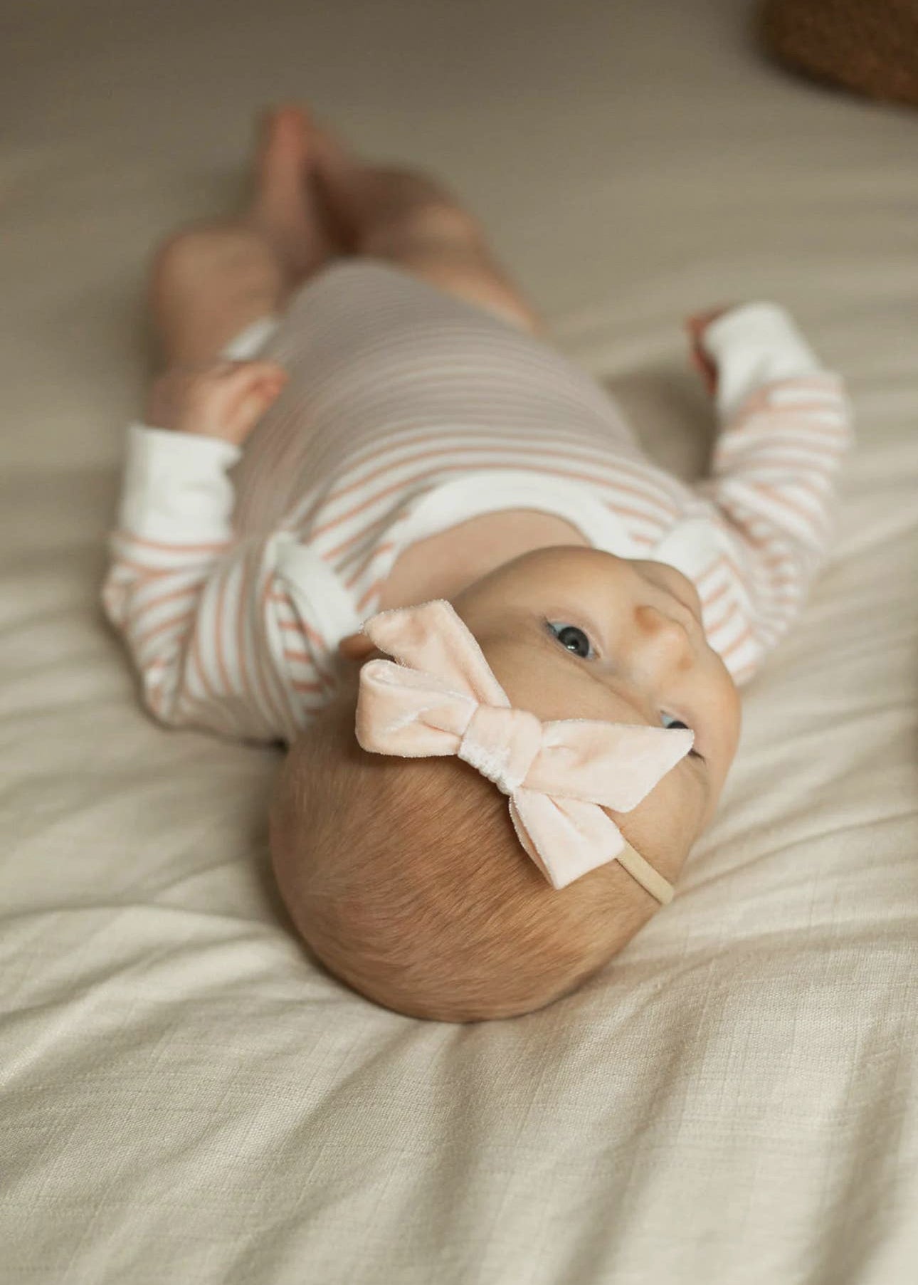 Velvet Baby Bow