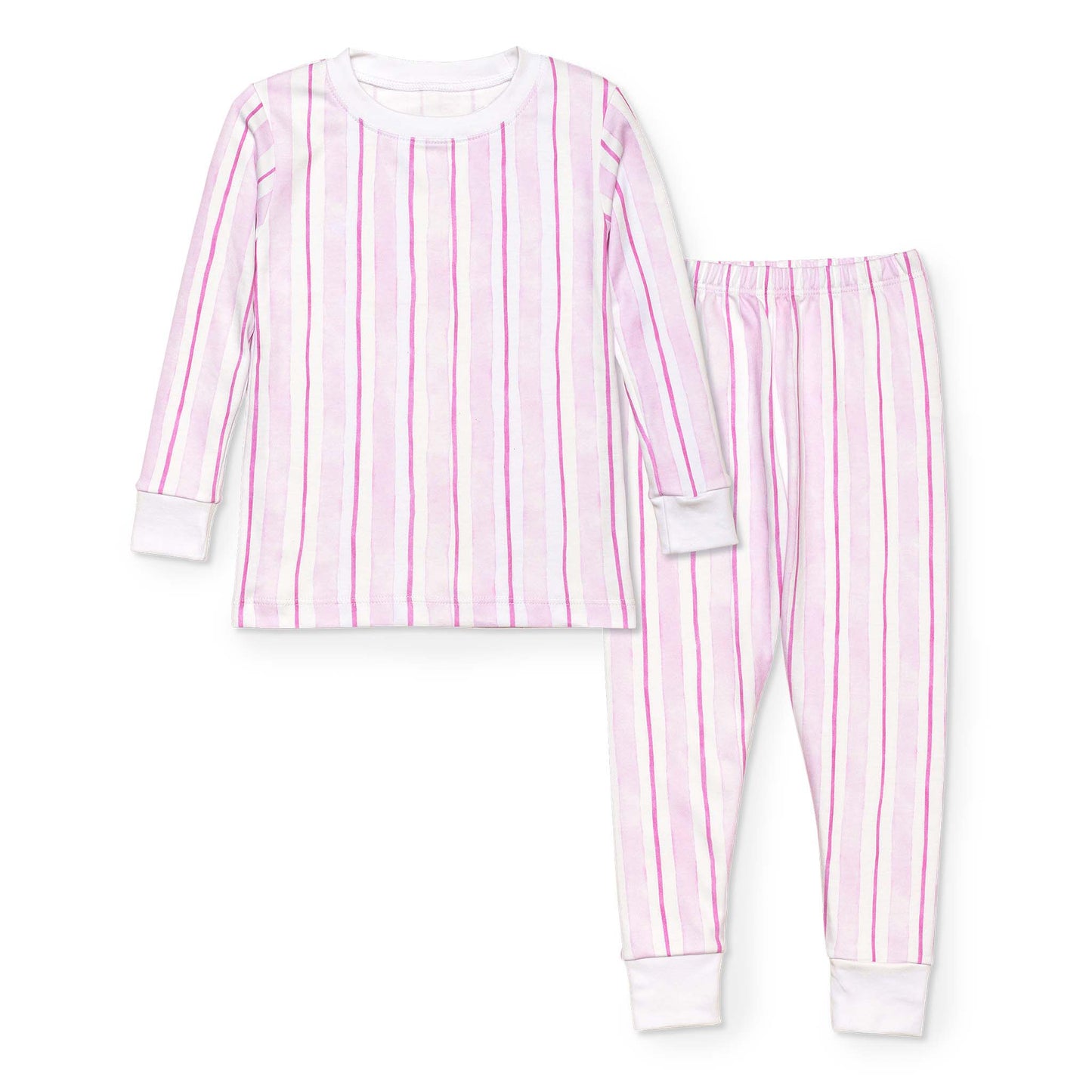 Pink Striped PJ Set