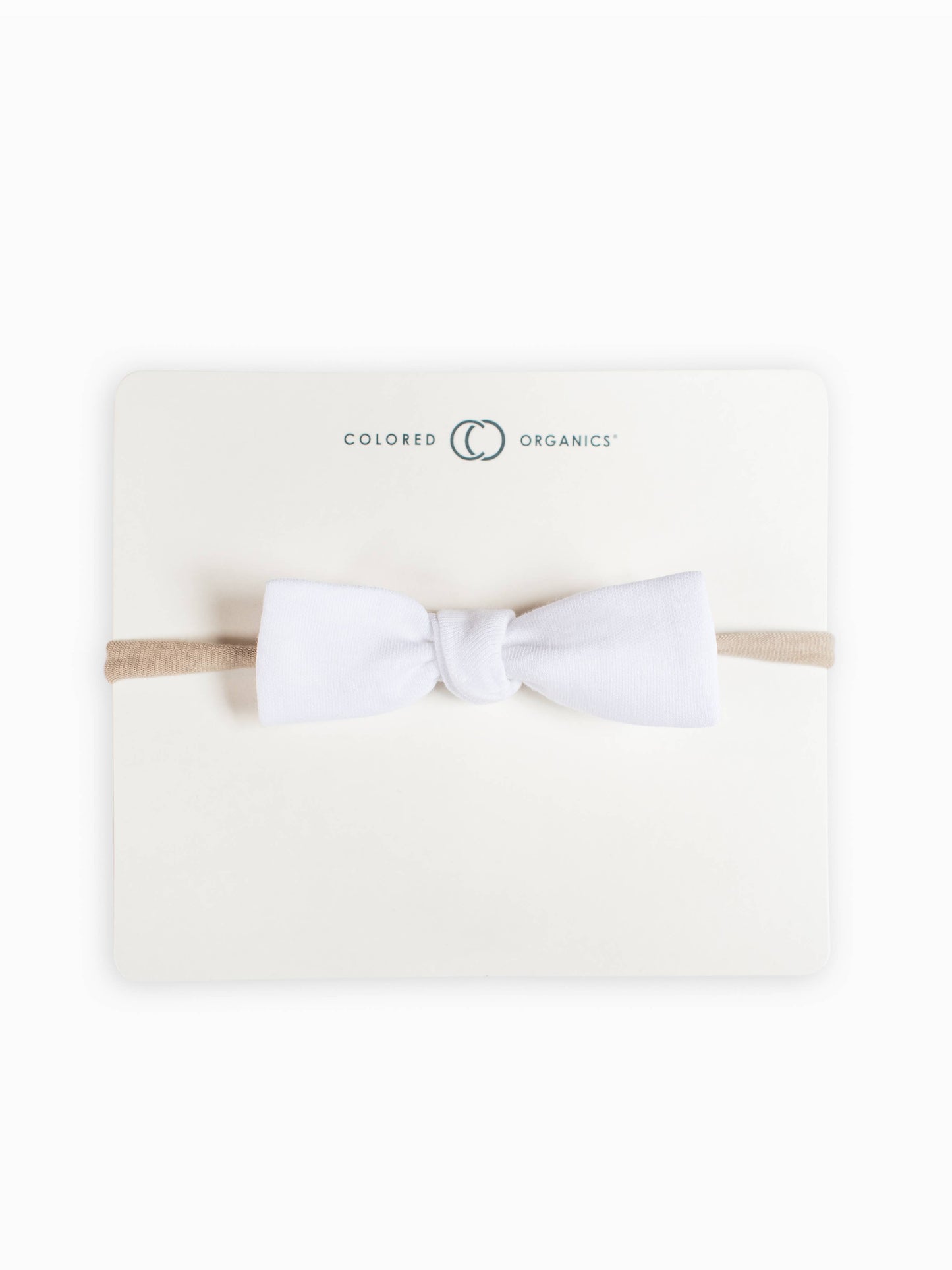 Dainty Bow Headband - White