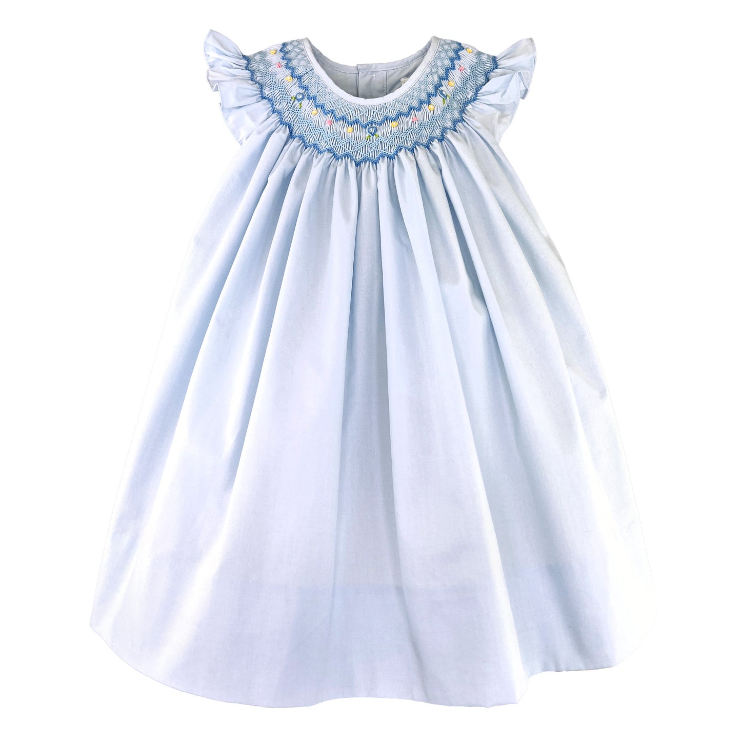 Blue Smocked Gown