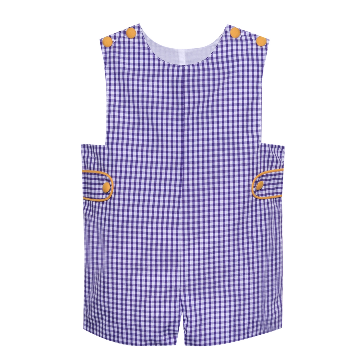 Purple Checkered Shortall