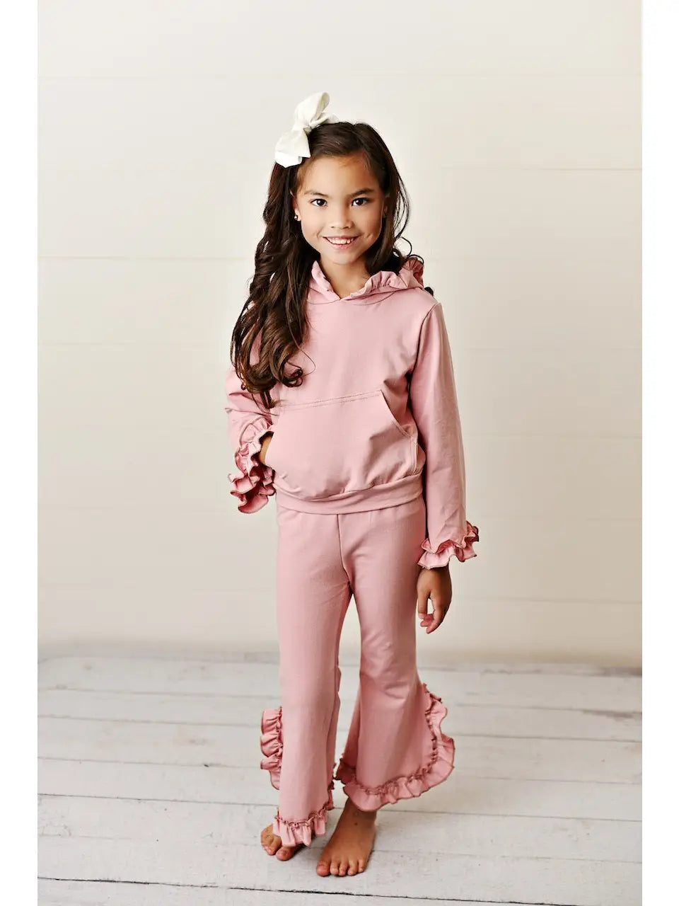 Ruffle Sweatsuit Set