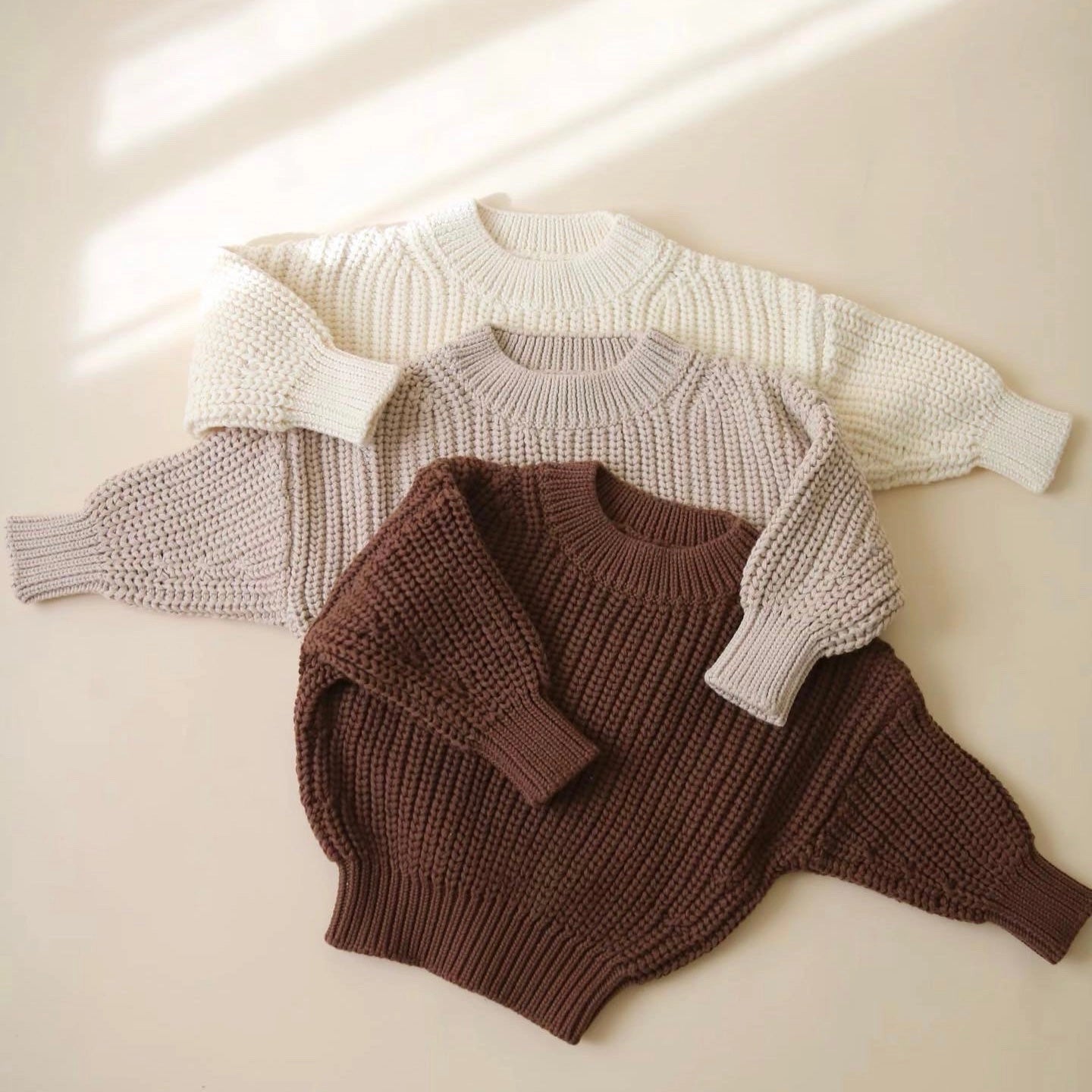 Chocolate Chunky Knit Sweater