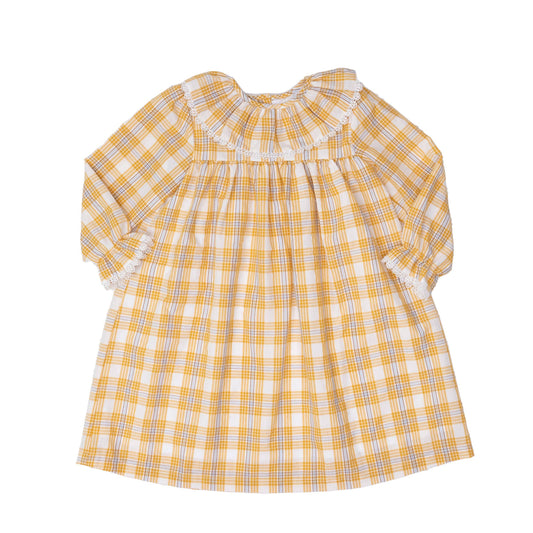 Mustard Plaid Dress