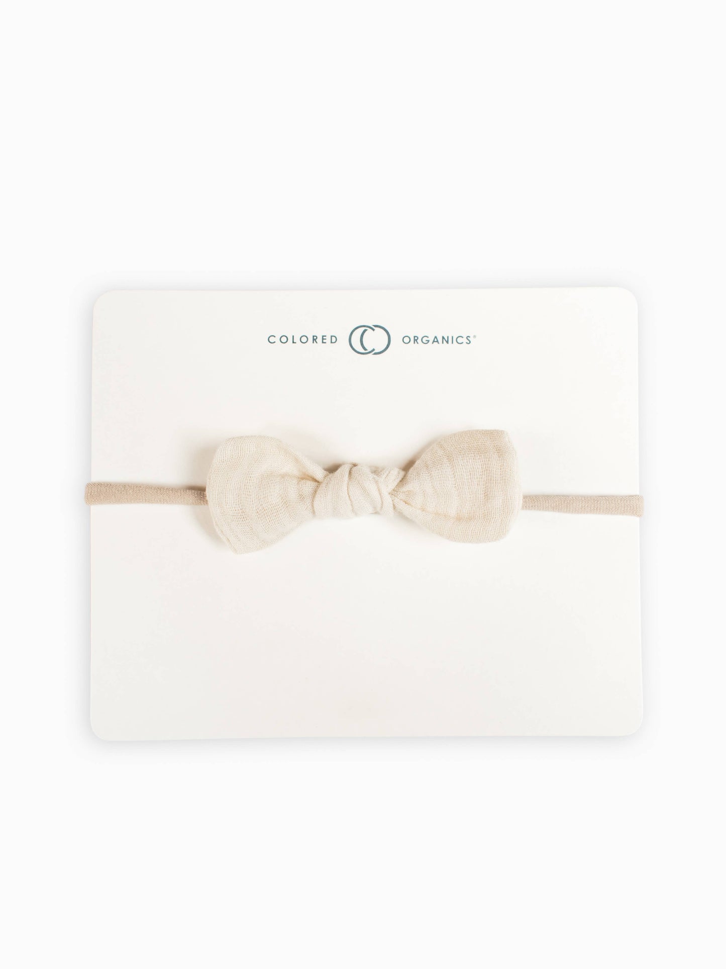 Dainty Bow Headband - Natural