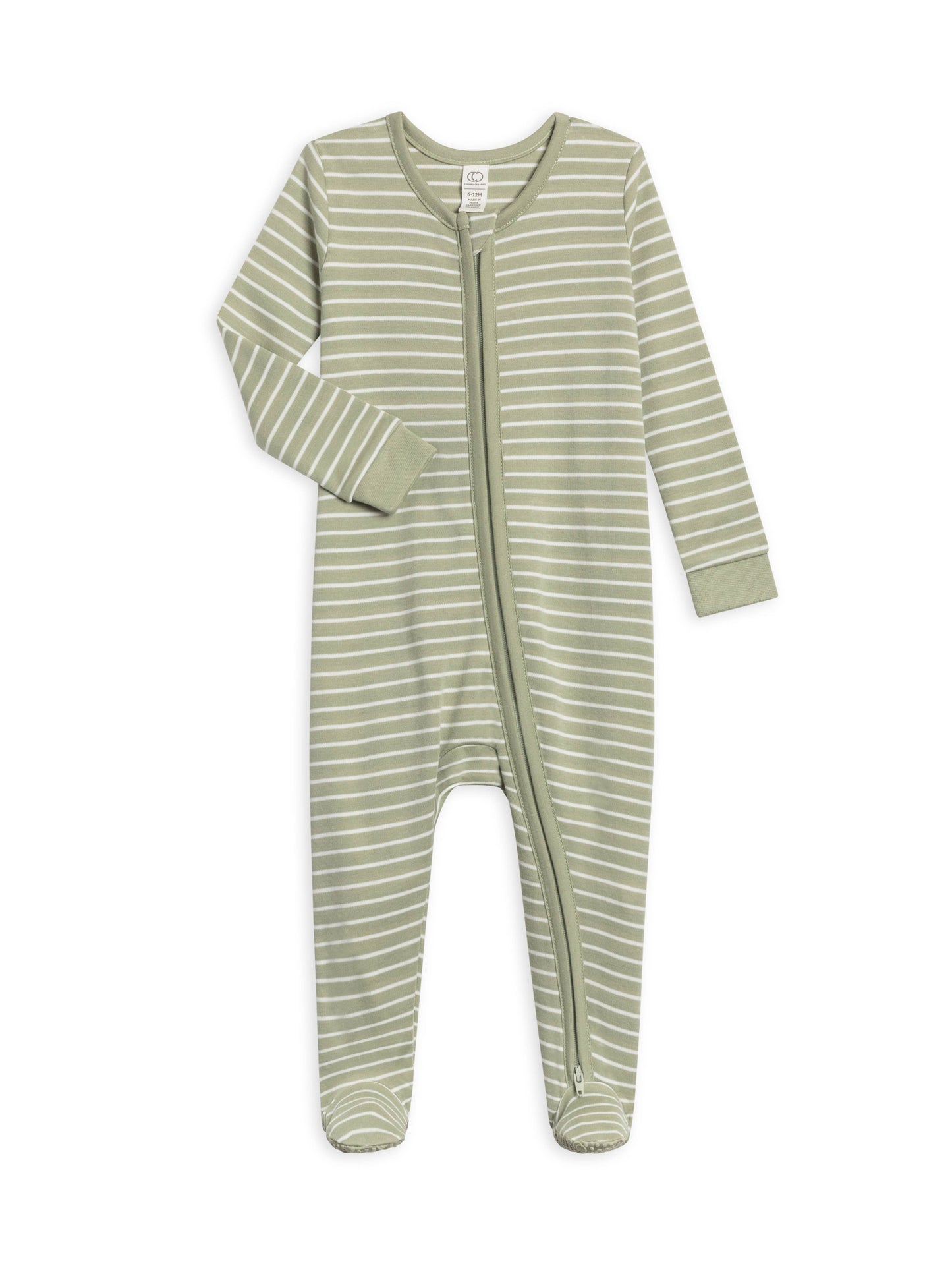 Stripe Mint Zipper Sleeper