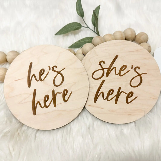 He/She's Here