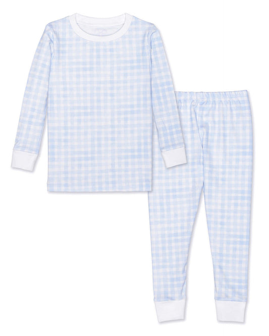 Blue Gingham PJ Set