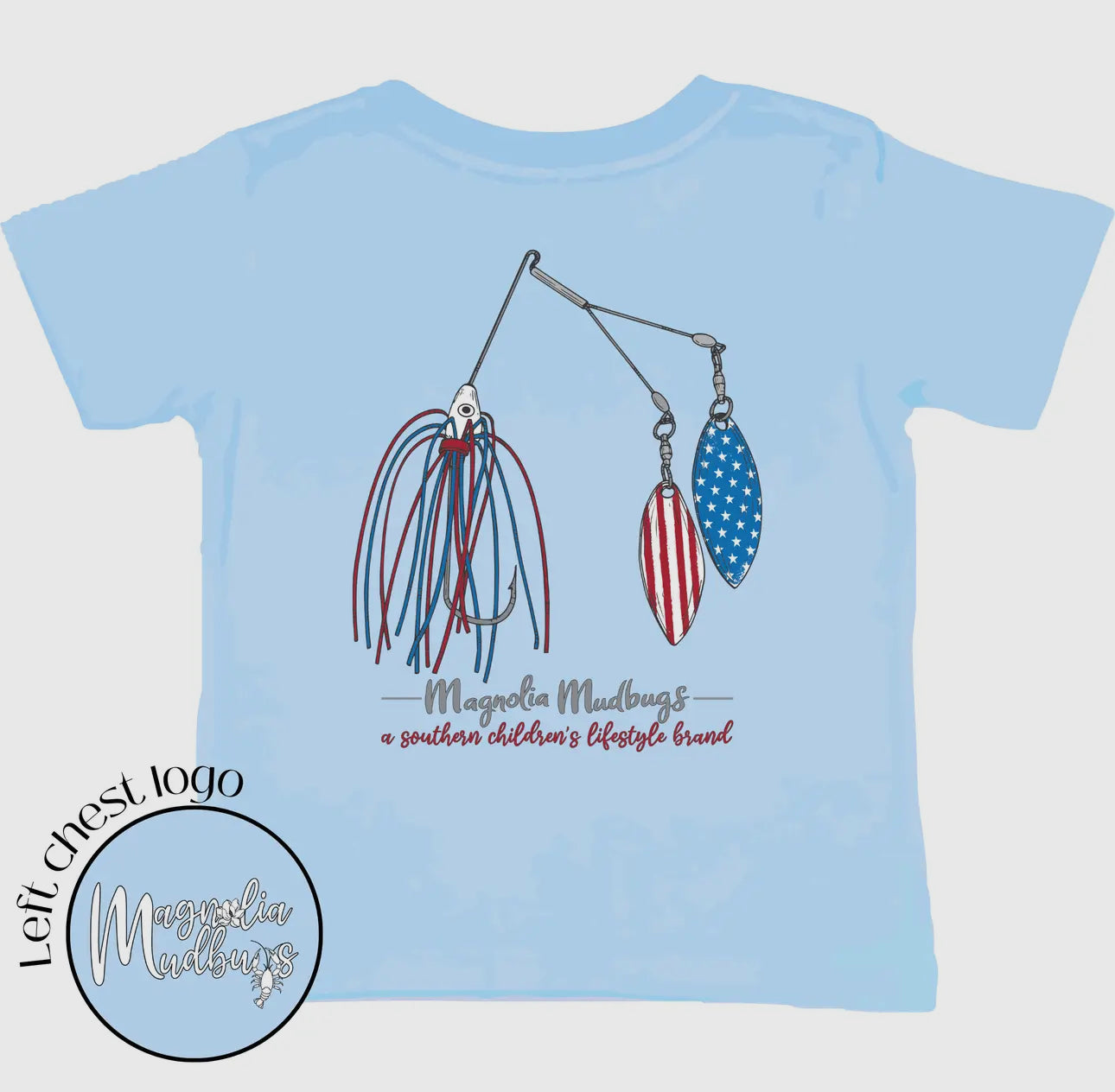 Patriotic Spinner Bait Tee