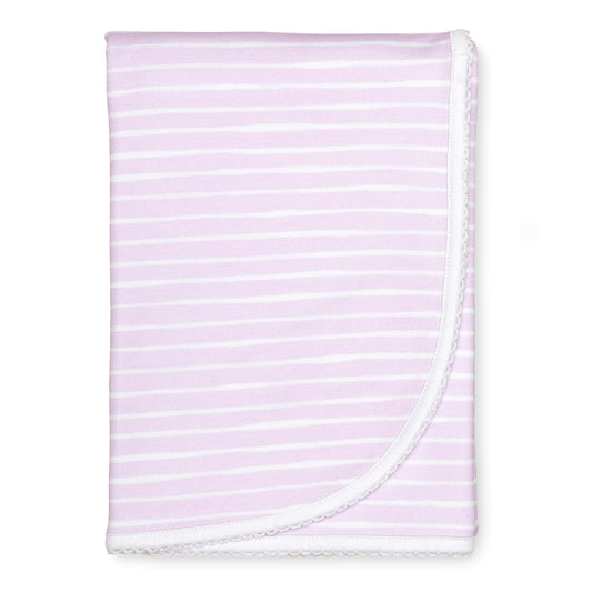 Lilac Striped Blanket