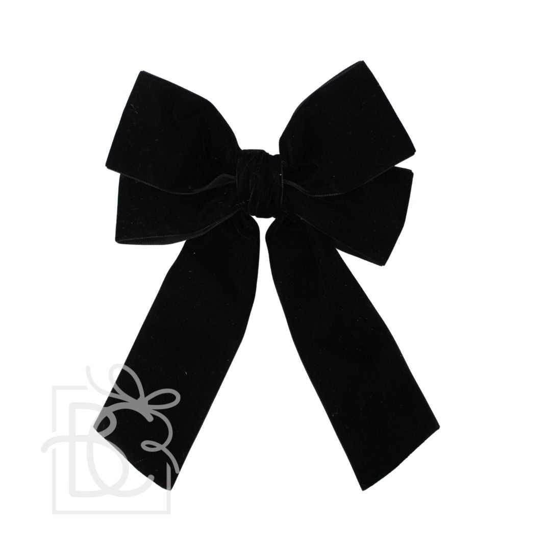 Velvet Double Tail Bow