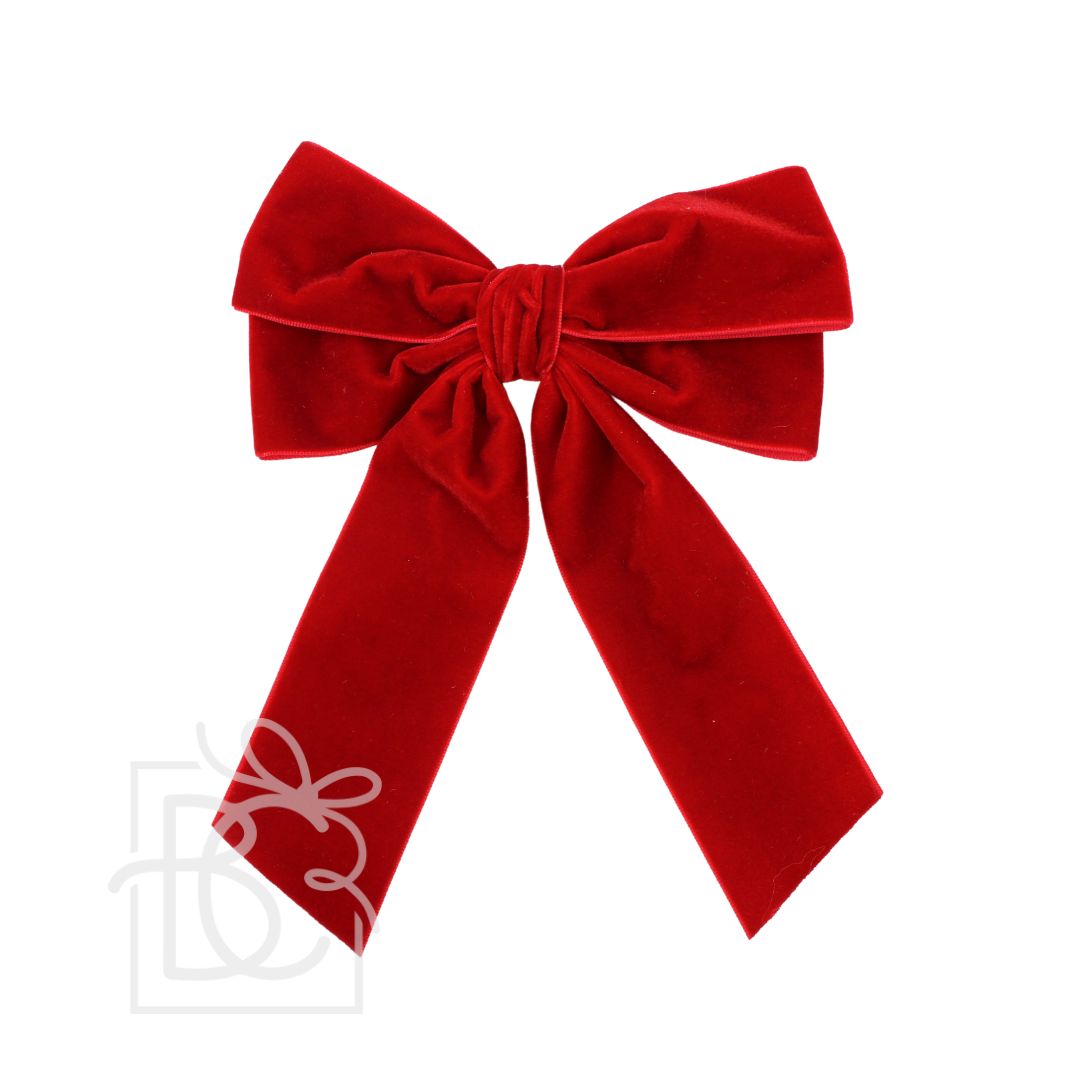 Velvet Double Tail Bow