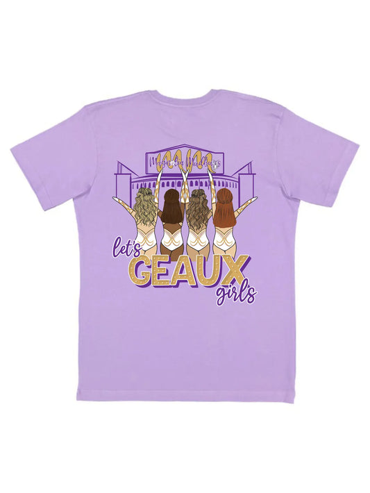 Let's GEAUX Girls Tee