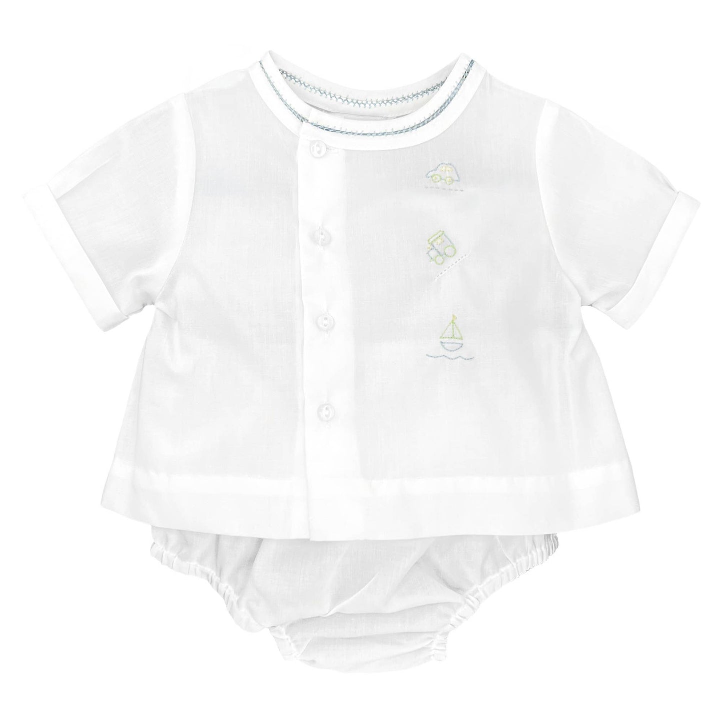 Nursery Shadow Stitch Diaper Set