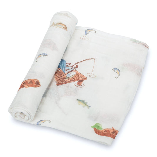 Gone Fishing Swaddle