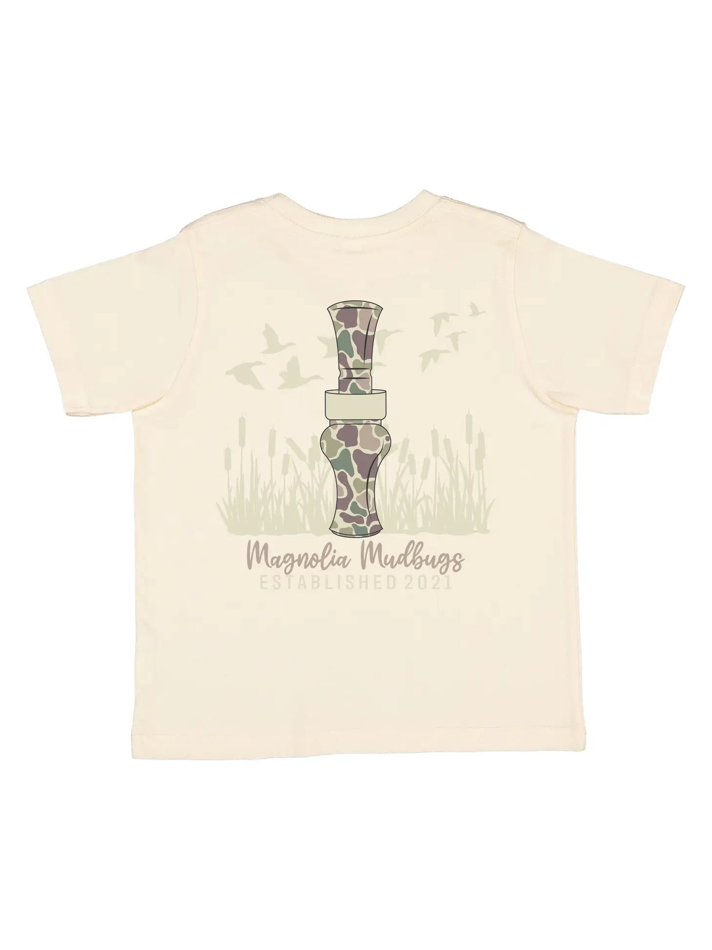 Camouflage Duck Call Kids Tee