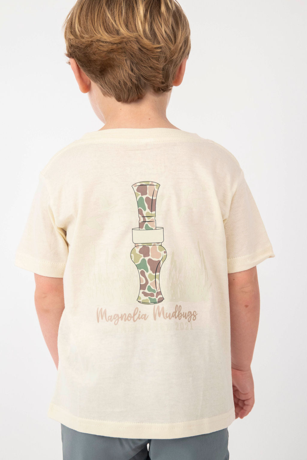 Camouflage Duck Call Kids Tee