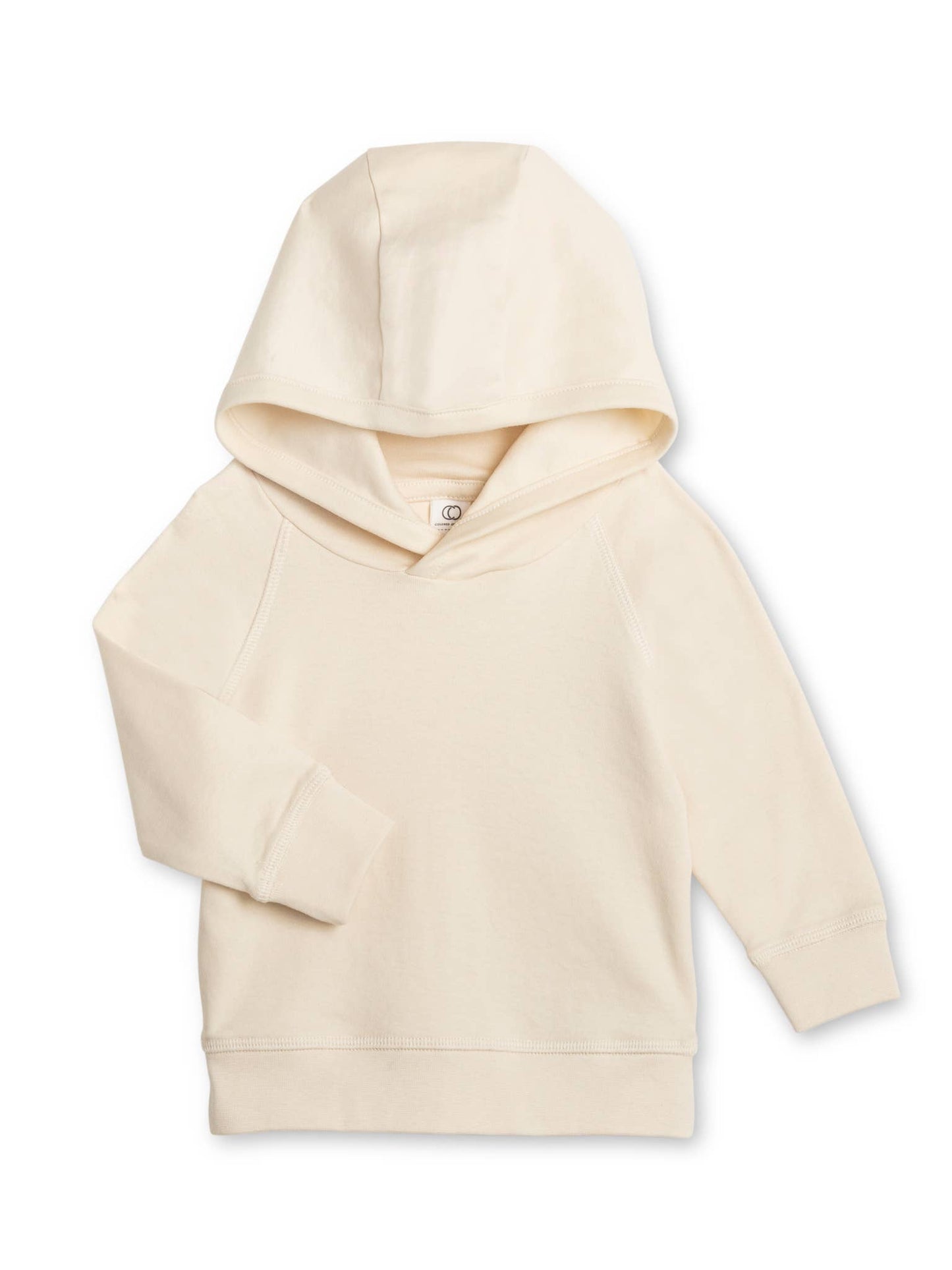 Organic Hooded Pullover - Natural