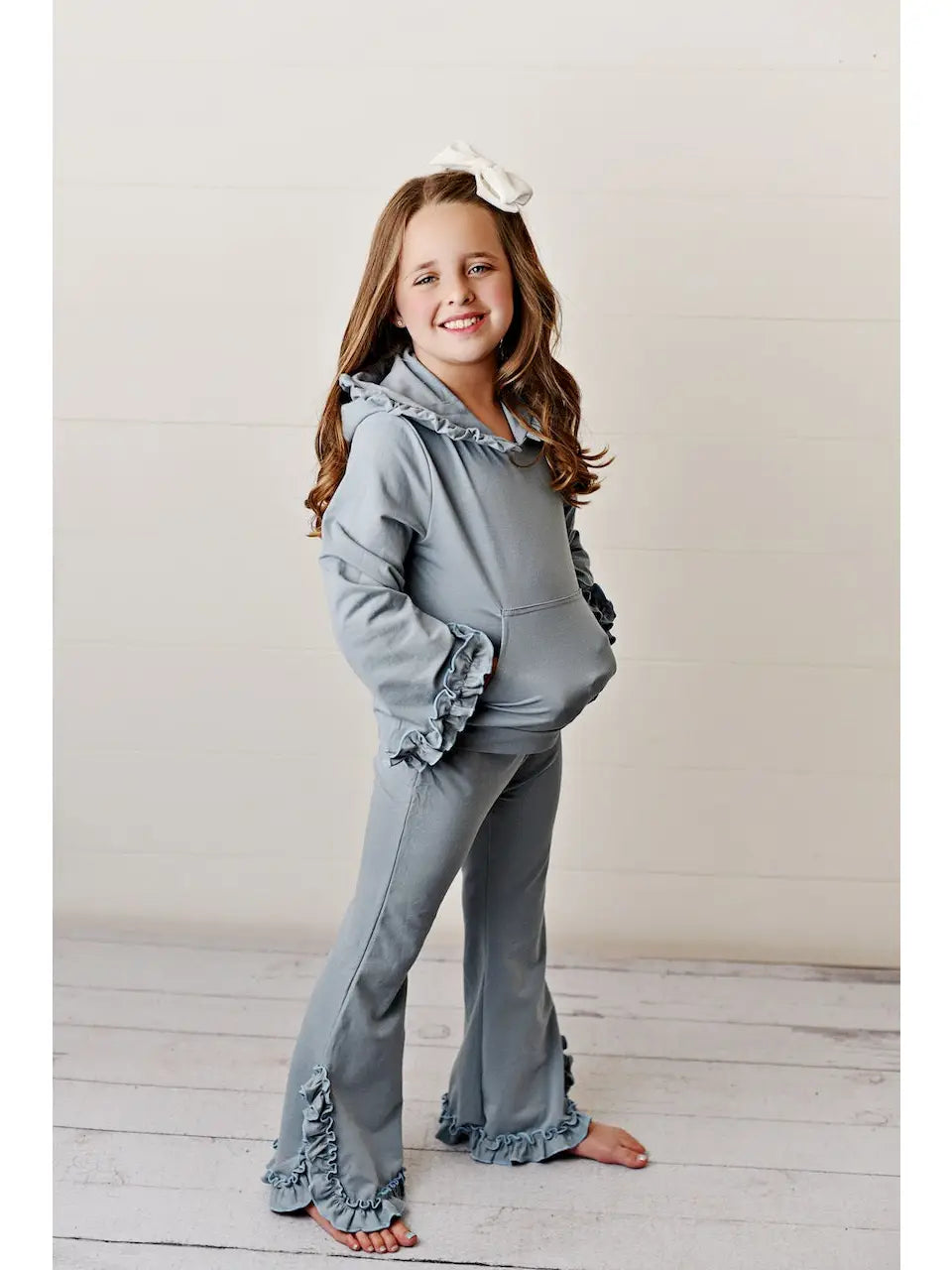 Ruffle Sweatsuit Set